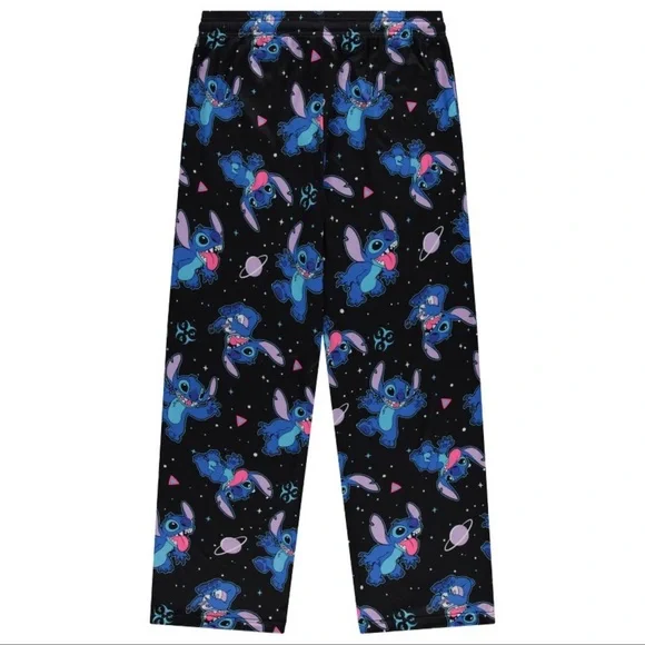 Adults Disney Pajamas with Stitch Print Pants XL - Picture 3 of 7